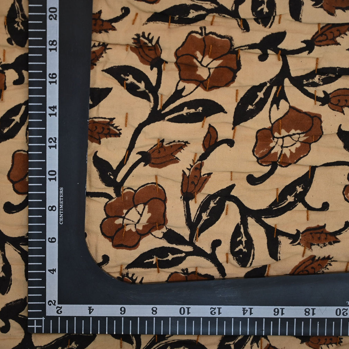 Varlor Floral Hand Block Printed Quilt