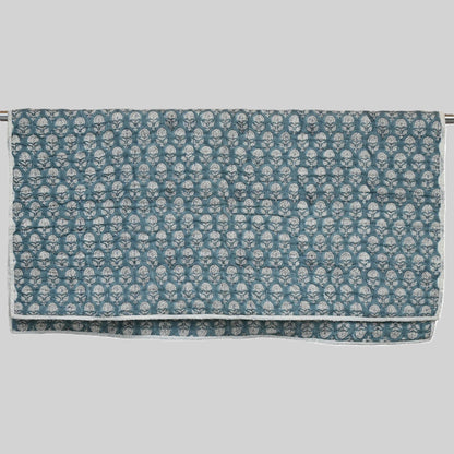 Corran Floral Hand Block Printed Quilt