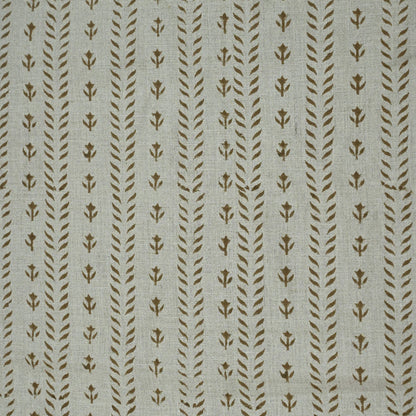 Alexa Floral Linen Block Print Fabric