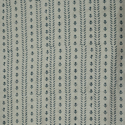 Alexa Floral Linen Block Print Fabric