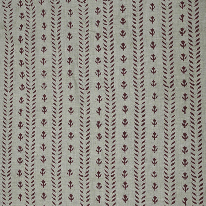 Alexa Floral Linen Block Print Fabric