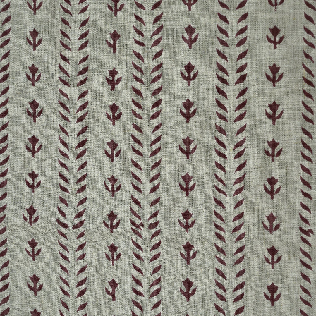 Nicole Elegant Botanical Block Print