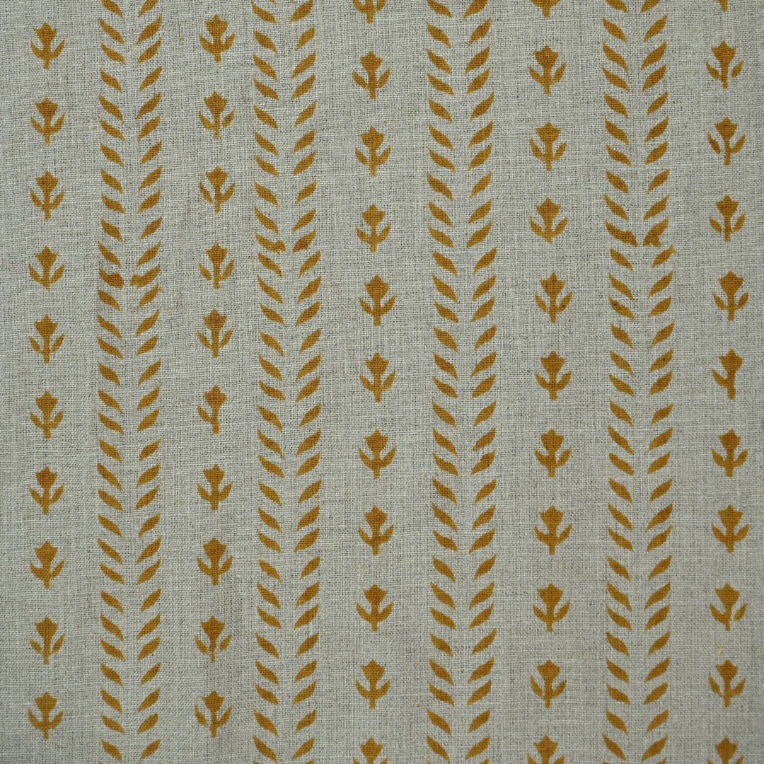 Nicole Elegant Botanical Block Print