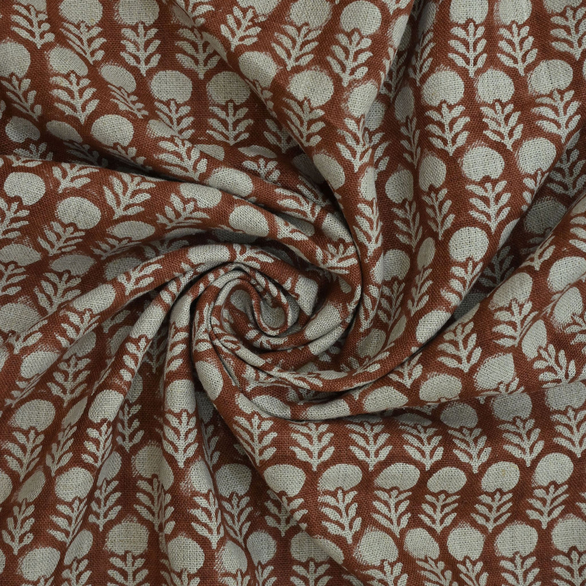 Vivian Cotton Block Print Fabric