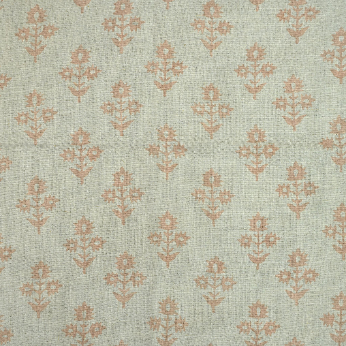 Marrowin  Block Print Handloom Linen Fabric