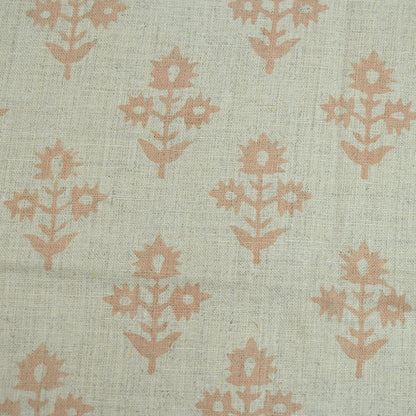 Marrowin  Block Print Handloom Linen Fabric