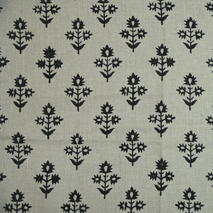 Marrowin  Block Print Handloom Linen Fabric