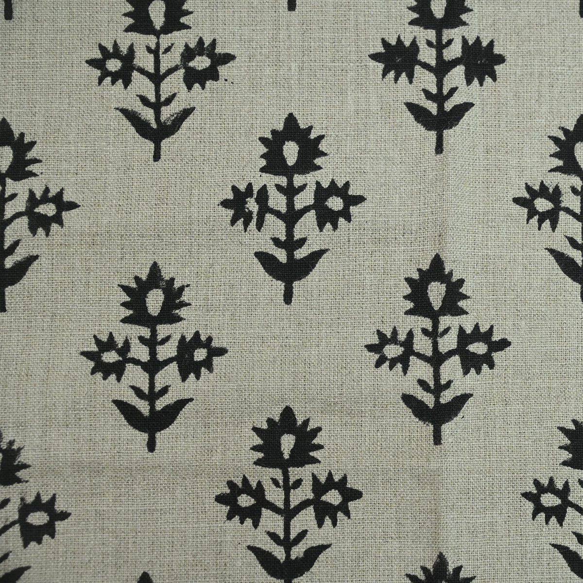 Marrowin  Block Print Handloom Linen Fabric