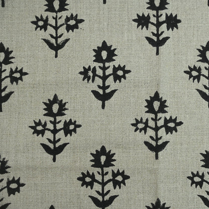 Marrowin  Block Print Handloom Linen Fabric