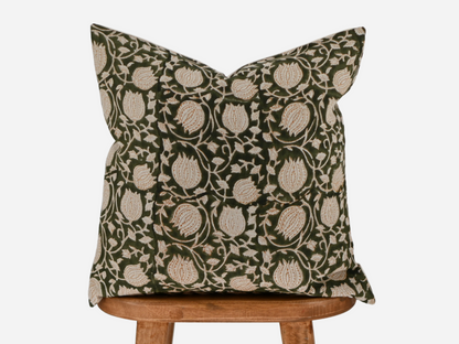 Alana Block Print Pillow Cover