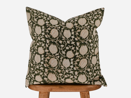 Alana Block Print Pillow Cover