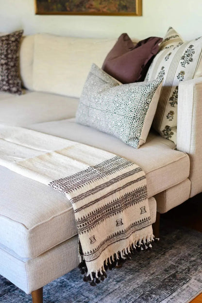 Vada Block Print Pillow Cover - Maple Village Lane