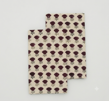 Colter Floral Cotton Dinner Napkin