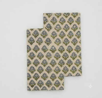 Cedric Floral Cotton Dinner Napkin