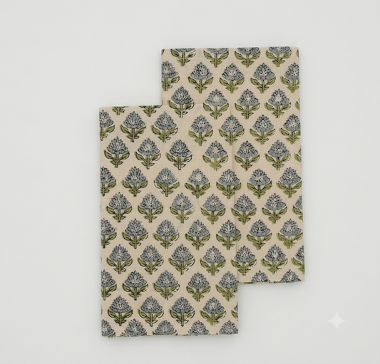 Cedric Floral Cotton Dinner Napkin