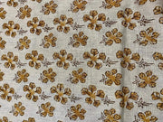Hand Block Printed Linen Fabric , Home Decor Best Linen Fabric for decor, pillows ,upholstery, curtain 2 - Rohiyaan