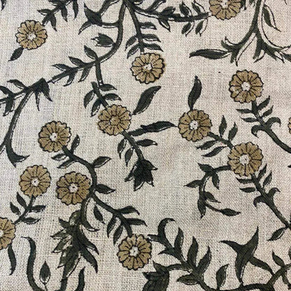 Bailey Handmade Floral Linen Fabric