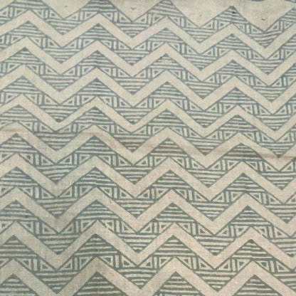 Looma Geometric Block Print Cotton Fabric