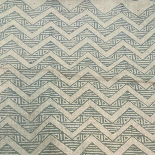Looma Geometric Block Print Cotton Fabric