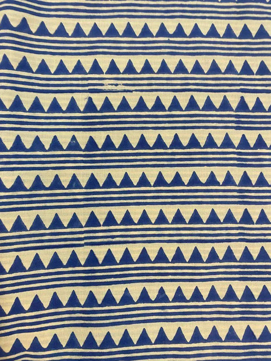 Indian Block Print, indian cotton, Hand stamped printing, by the yard, Indian Fabric, Peace Block Print Fabric, sewing and quilting fabric  - Rohiyaan