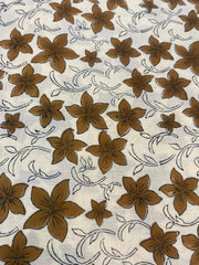 Indian Block Print, indian cotton, Hand stamped printing, by the yard, Indian Fabric, Peace Block Print Fabric, sewing and quilting fabric 4 - Rohiyaan