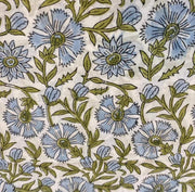 Indian Block Print, indian cotton, Hand stamped printing, by the yard, Indian Fabric, Peace Block Print Fabric, sewing and quilting fabric 5 - Rohiyaan