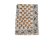 Grace Floral Block Print Tablecloth - Rohiyaan