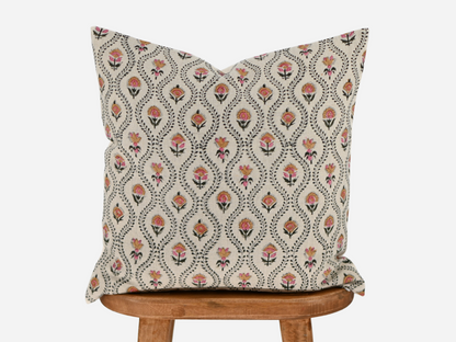 Evangeline Block Print Pillow Cover