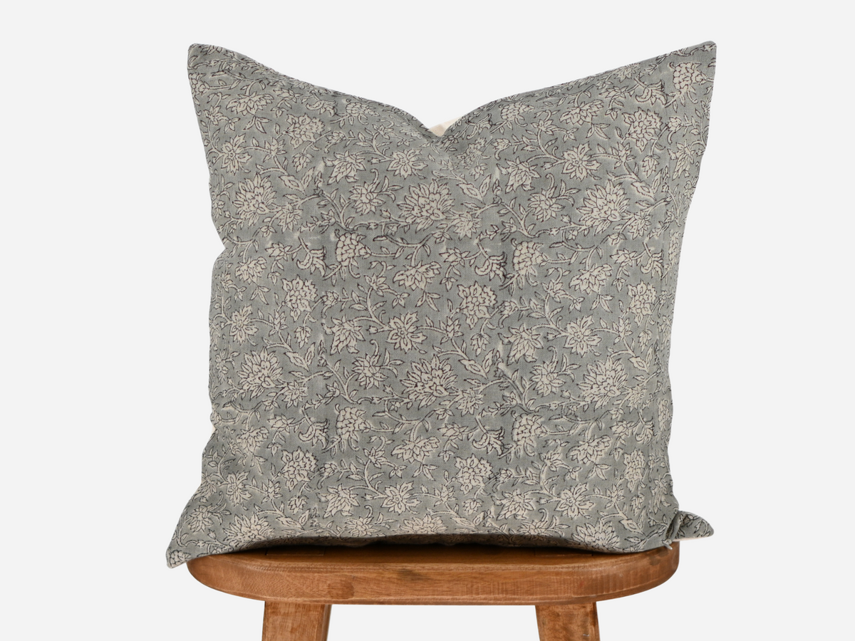 Eva Block Print Pillow Cover