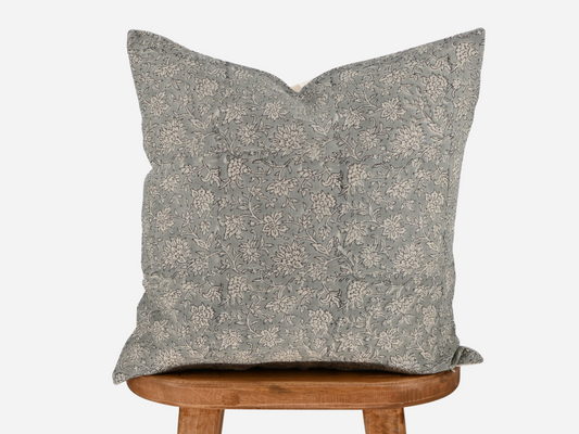 Eva Block Print Pillow Cover