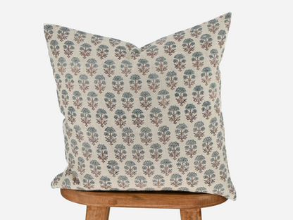 Emily Block Print Pillow Cover
