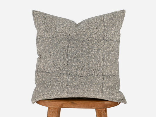 Ellie Block Print Pillow Cover