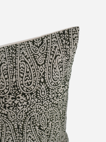 Eleanor Block Print Pillow Cover
