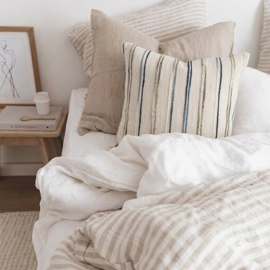 Rex Costal Blue line Cushion Cover
