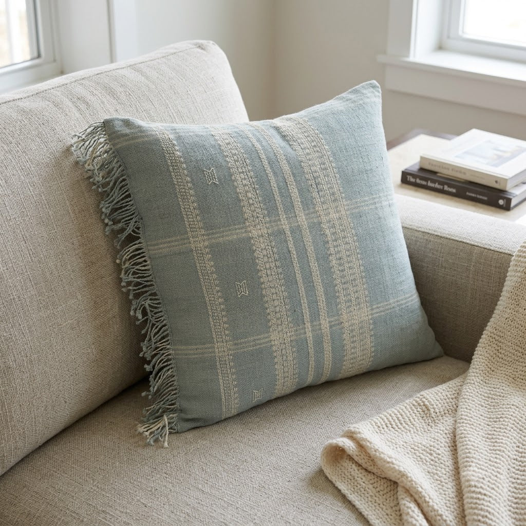 Harold Dusty Blue Cushion