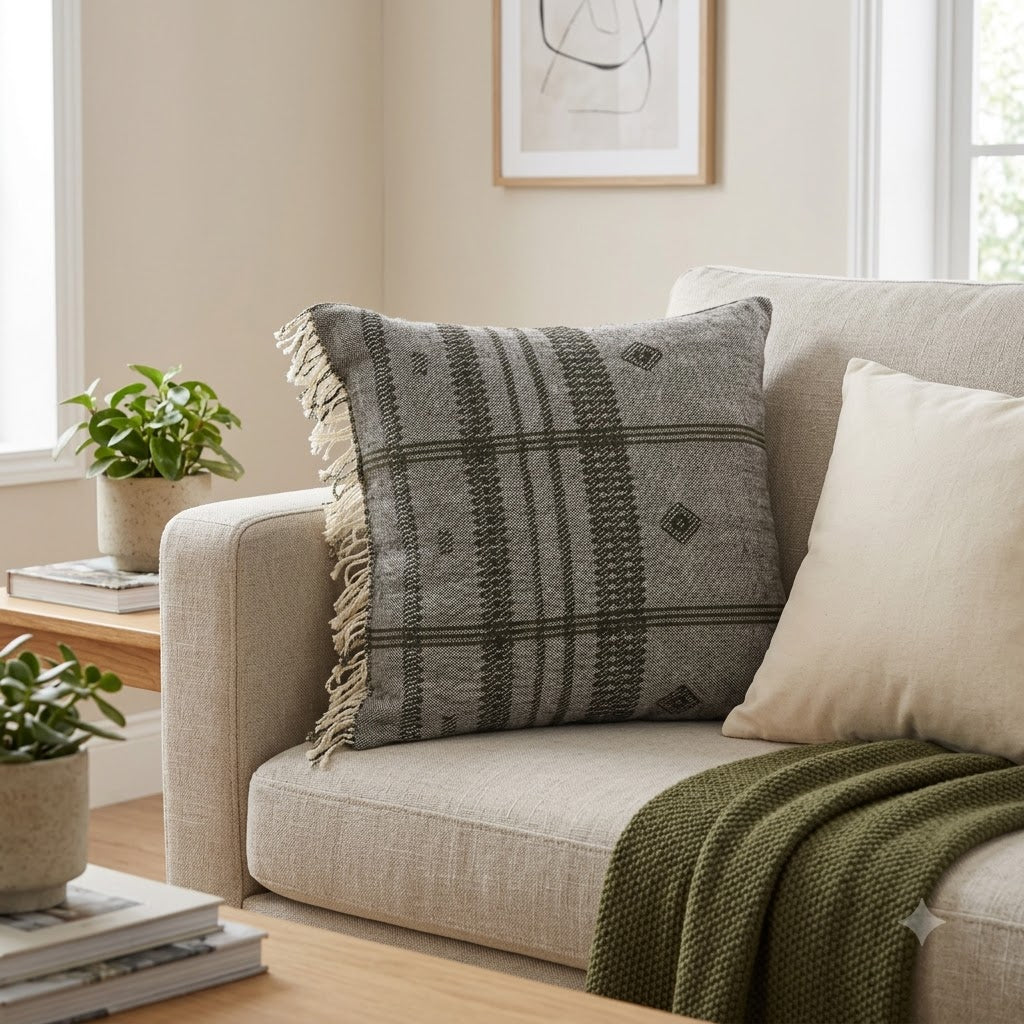Patrick Smoky Slate Cushion