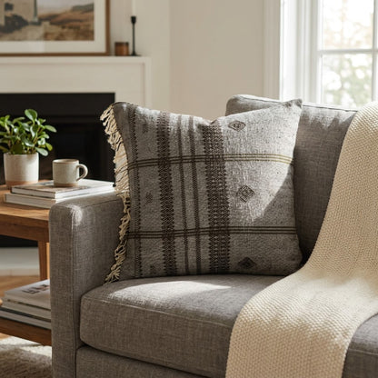 Patrick Smoky Slate Cushion