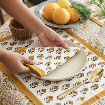 Cotton Block Print Napkin 1