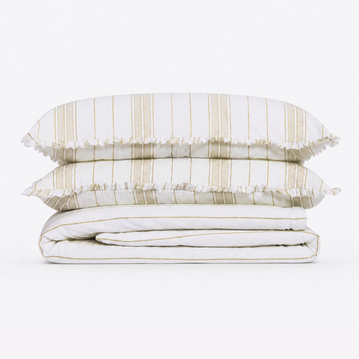 Louis Striped Cotton Duvet cover
