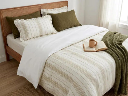 Louis Striped Cotton Duvet cover