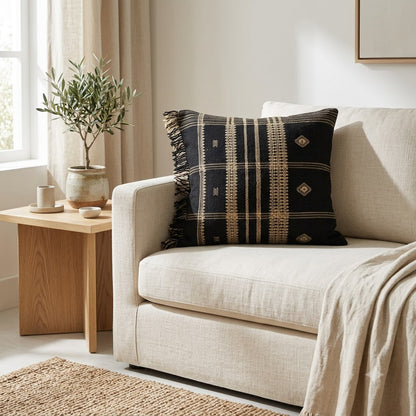 ZACHARY TEXTURED TRIBAL CUSHION