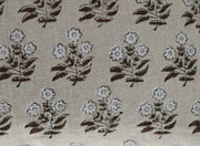 Elowen Block Print Handloom Linen Fabric