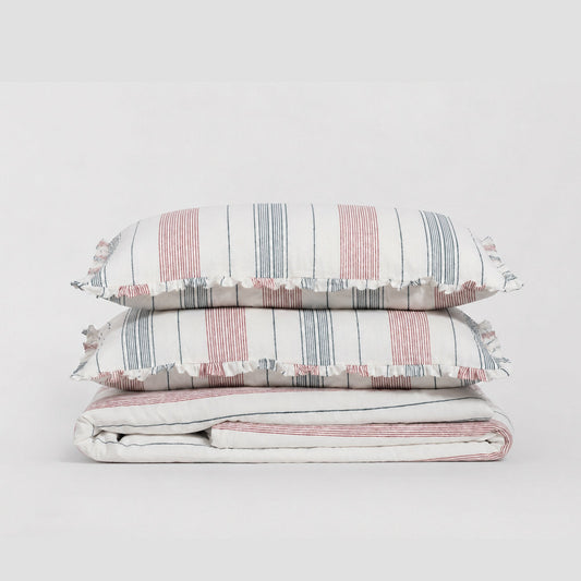 Dean Geometric Cotton Duvet cover