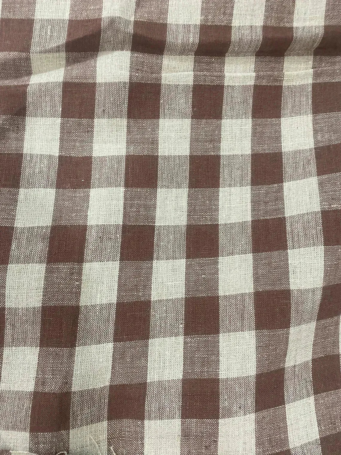 Floran Block Print Handloom Linen Fabric