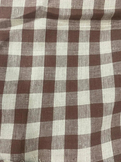 Floran Block Print Handloom Linen Fabric