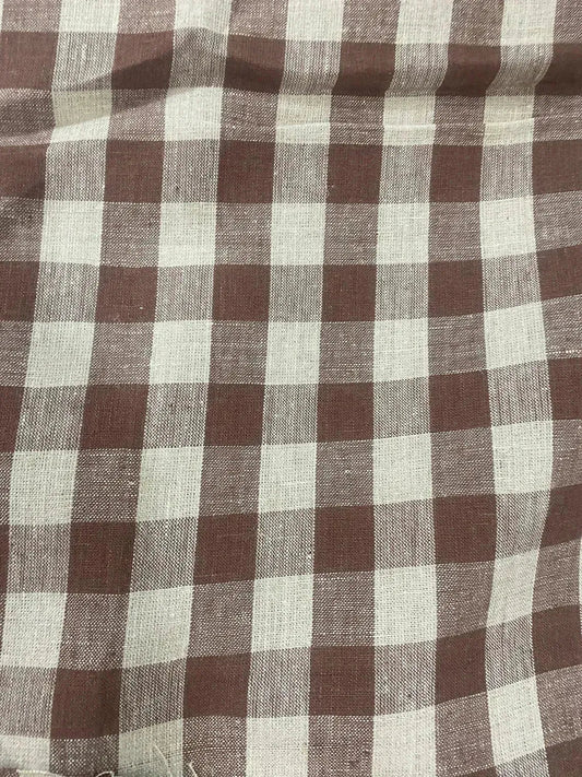 Floran Block Print Handloom Linen Fabric