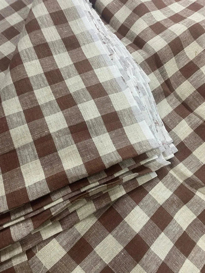 Floran Block Print Handloom Linen Fabric