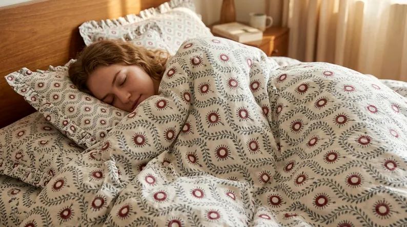 Callum Floral Cotton Duvet cover