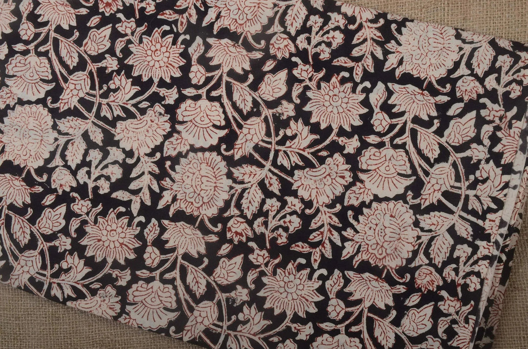 Ellira Indian Cotton Block Print Fabric