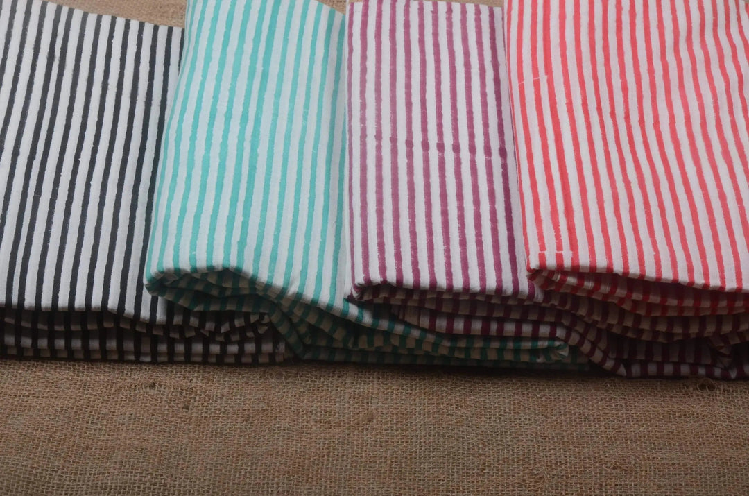 Frayla Indian Cotton Block Print Fabric